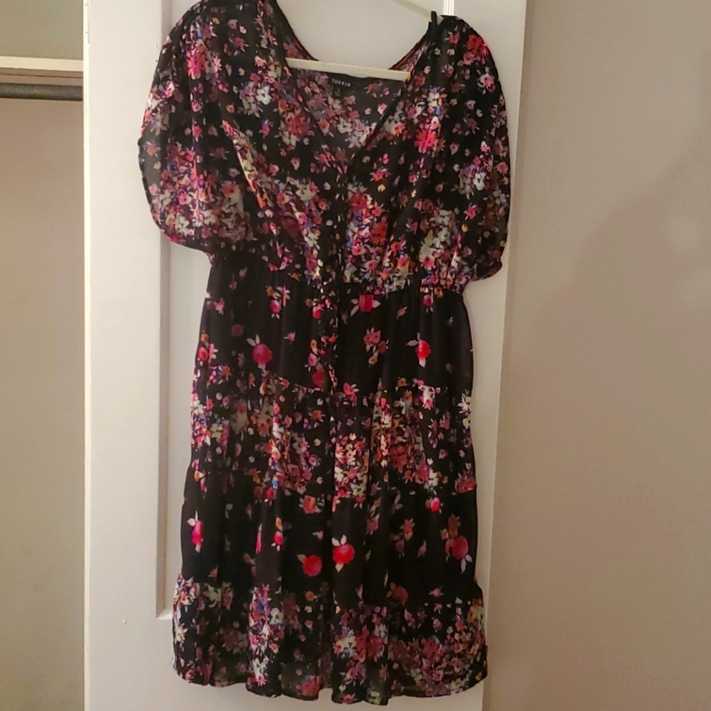 Torrid floral dress